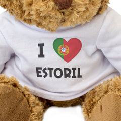 I LOVE ESTORIL (PORTUGAL FLAG) - Teddy Bear - Cute Funny Souvenir Gift Present