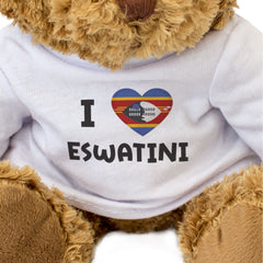 I Love Eswatini Flag - Teddy Bear