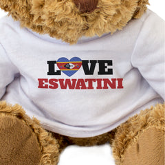 LOVE ESWATINI (FLAG HEART) - Teddy Bear - Cute - Funny Souvenir Gift Present