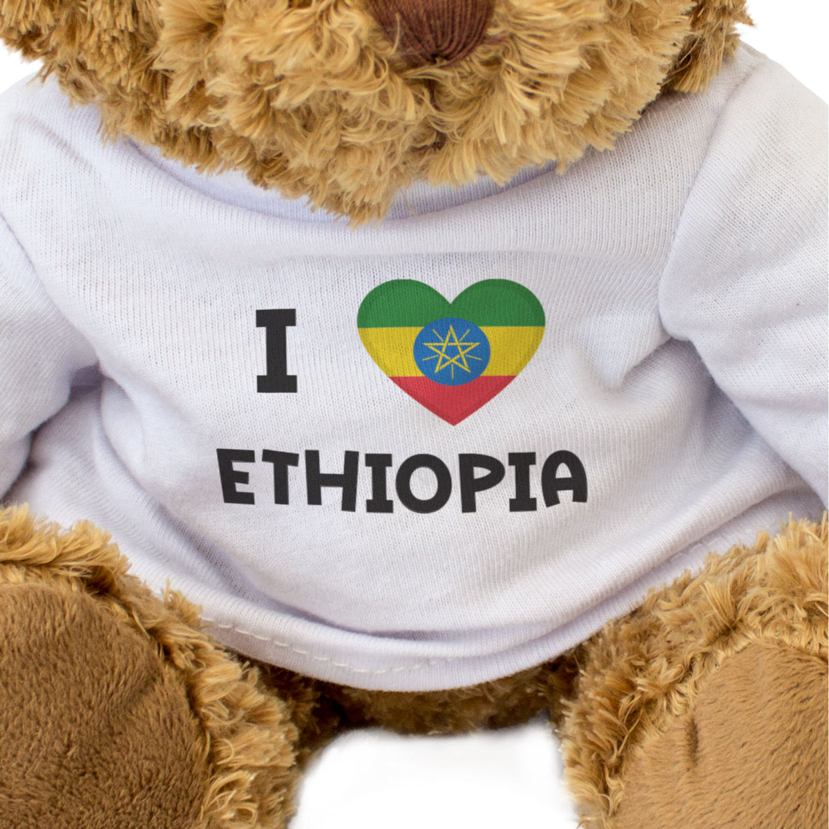 I Love Ethiopia Flag - Teddy Bear