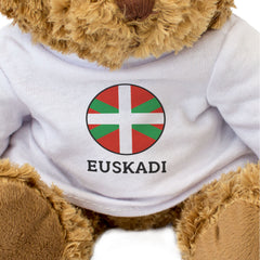 EUSKADI FLAG ROUNDEL - Teddy Bear - Cute - Basque Spain Souvenir Gift Present