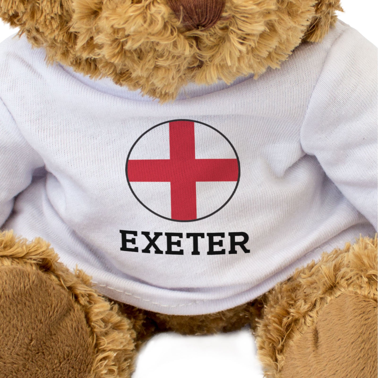 EXETER (ENGLAND FLAG ROUNDEL) - Teddy Bear - Funny Souvenir Gift Present