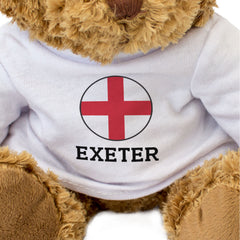 EXETER (ENGLAND FLAG ROUNDEL) - Teddy Bear - Funny Souvenir Gift Present