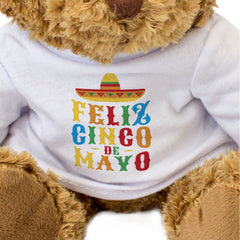 Feliz Cinco de Mayo (Sombrero) - Teddy Bear