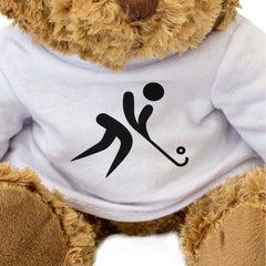 FIELD HOCKEY PICTOGRAM - Teddy Bear - Cute Cuddly Soft - Funny Gift Present