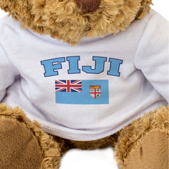 FIJI + FLAG - Teddy Bear - Cute Cuddly Soft - Funny Fijian Souvenir Gift Present