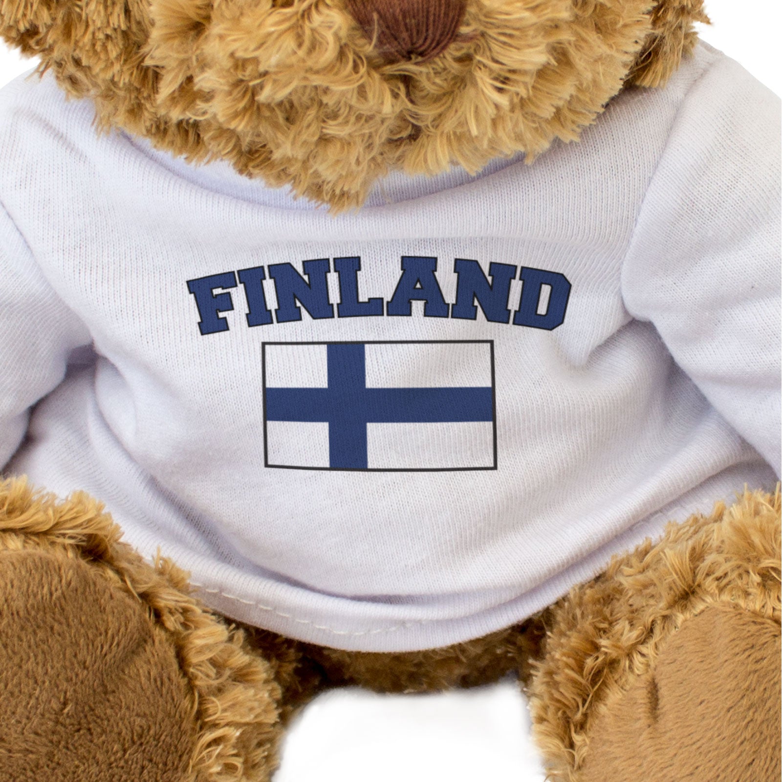 FINLAND + FLAG - Teddy Bear - Cute Soft - Funny Finnish Souvenir Gift Present