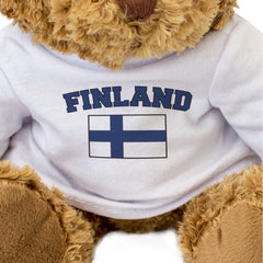 FINLAND + FLAG - Teddy Bear - Cute Soft - Funny Finnish Souvenir Gift Present