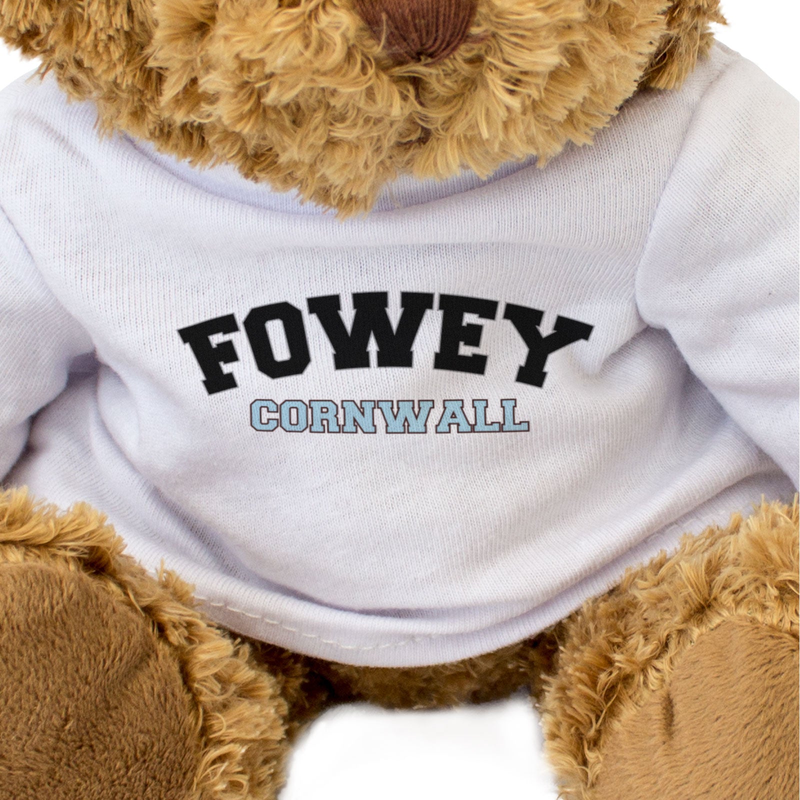 FOWEY, CORNWALL - Teddy Bear - Cute Cuddly Soft - Cornish Gift Present