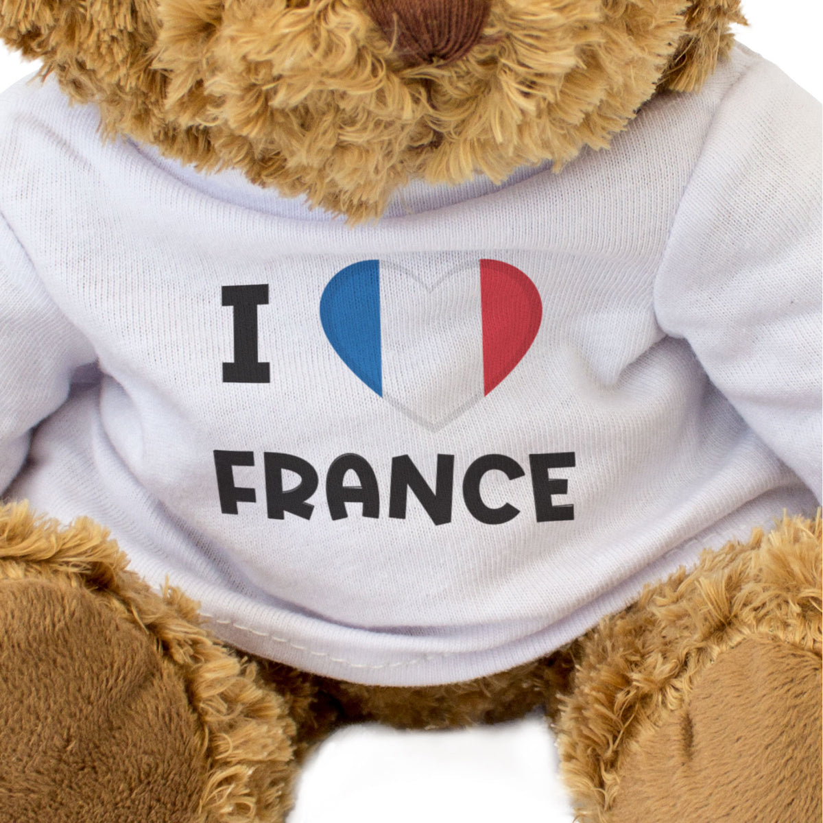 I Love France Flag - Teddy Bear