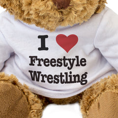 I Love Freestyle Wrestling - Teddy Bear