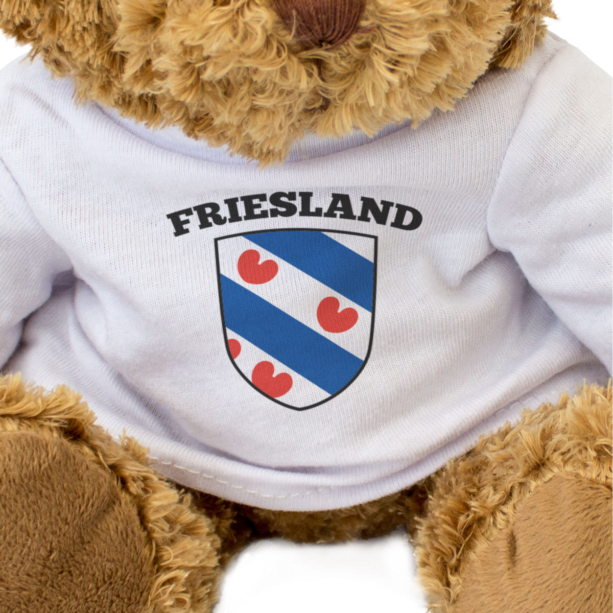 Friesland Flag - Teddy Bear - Dutch Netherlands Gift Present