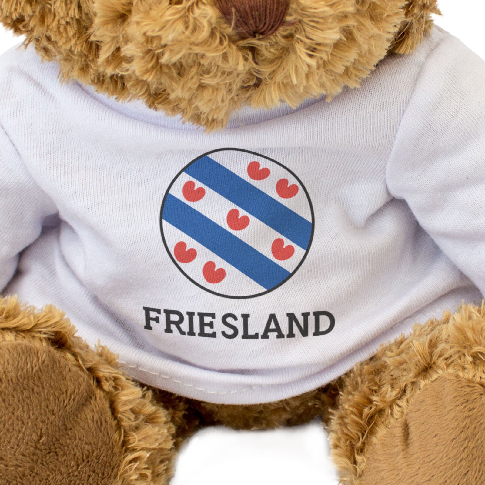 FRIESLAND FLAG ROUNDEL - Teddy Bear - Cute Funny - Dutch Souvenir Gift Present