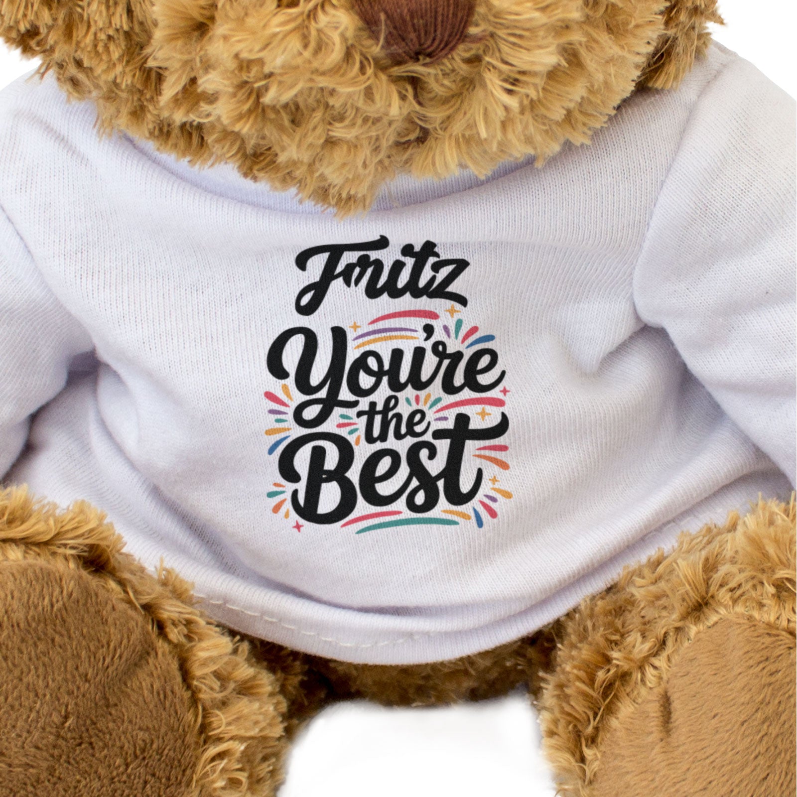 FRITZ YOU'RE THE BEST - Teddy Bear - Cute Cuddly Soft - Funny Gift Present