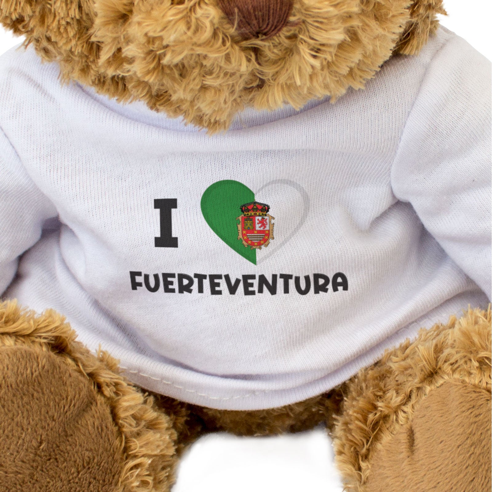 I LOVE FUERTEVENTURA FLAG - Teddy Bear - Cute Cuddly Soft - Spain Gift Present