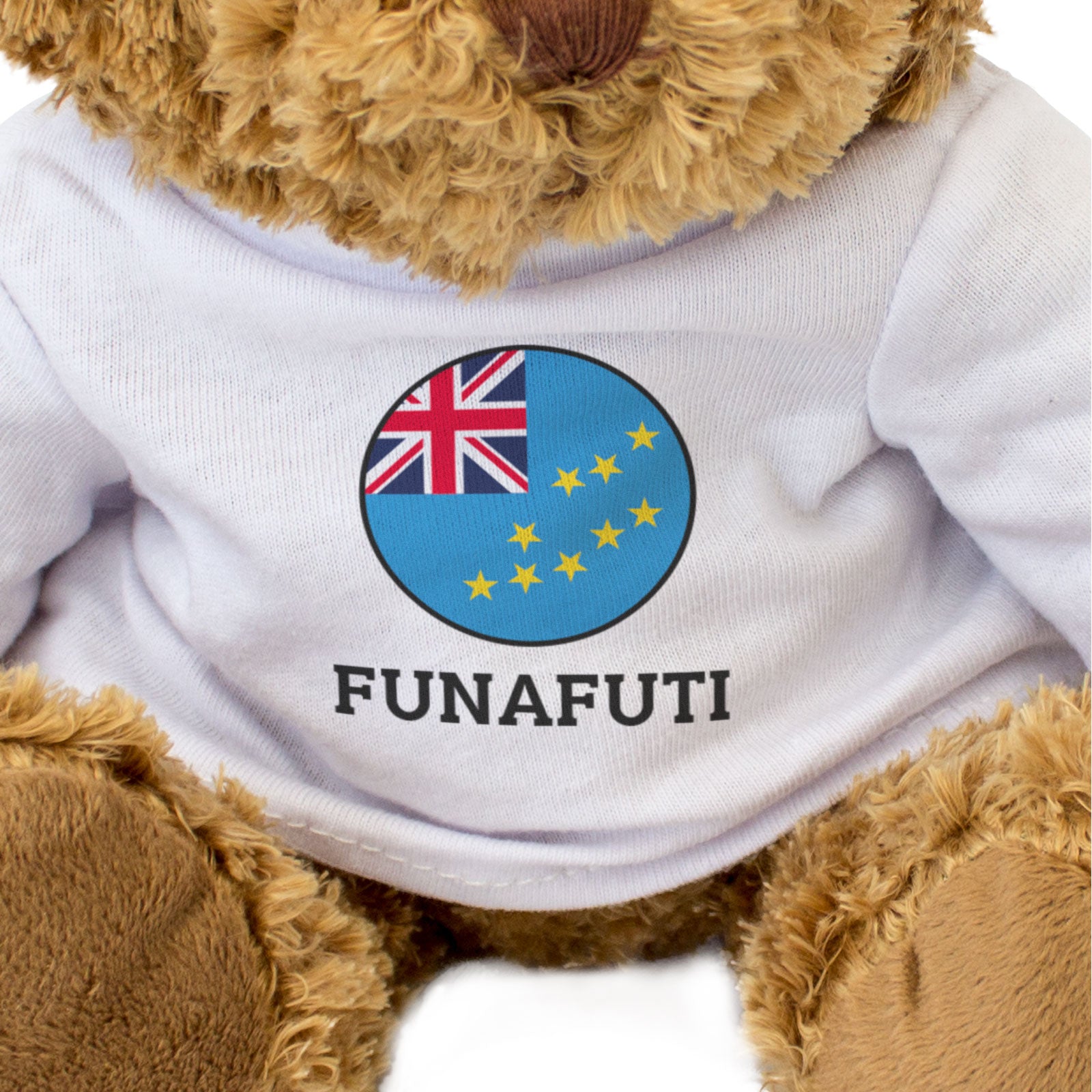 FUNAFUTI (TUVALU FLAG ROUNDEL) - Teddy Bear - Cute - Souvenir Gift Present