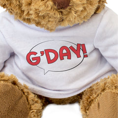 G'DAY! - Teddy Bear - Cute Cuddly Soft Funny - Australian Aussie Gift Present