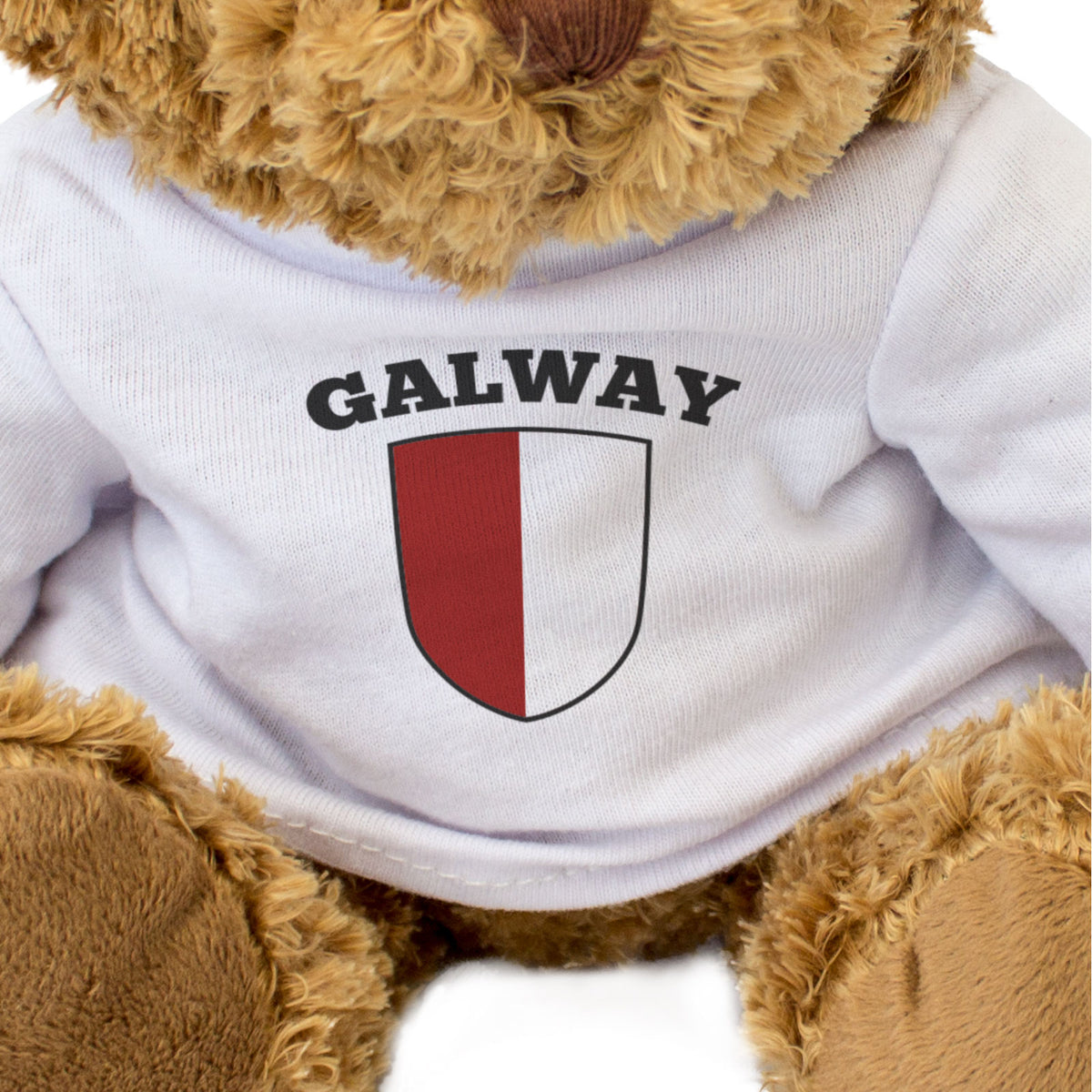 Galway County Colours - Teddy Bear - Ireland County Galway Gift Present