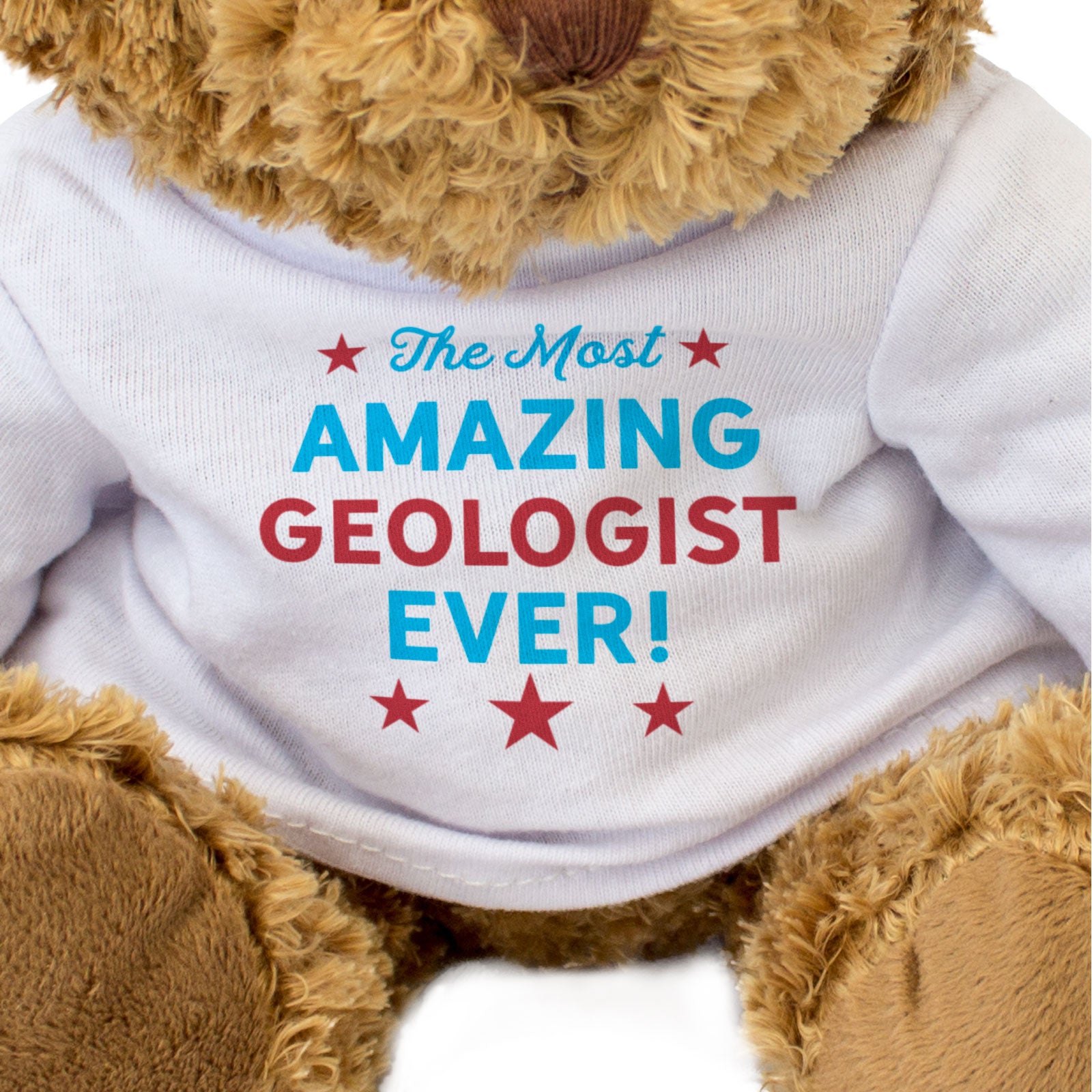 THE MOST AMAZING GEOLOGIST EVER - Teddy Bear - Cute - Funny Geology Gift Present
