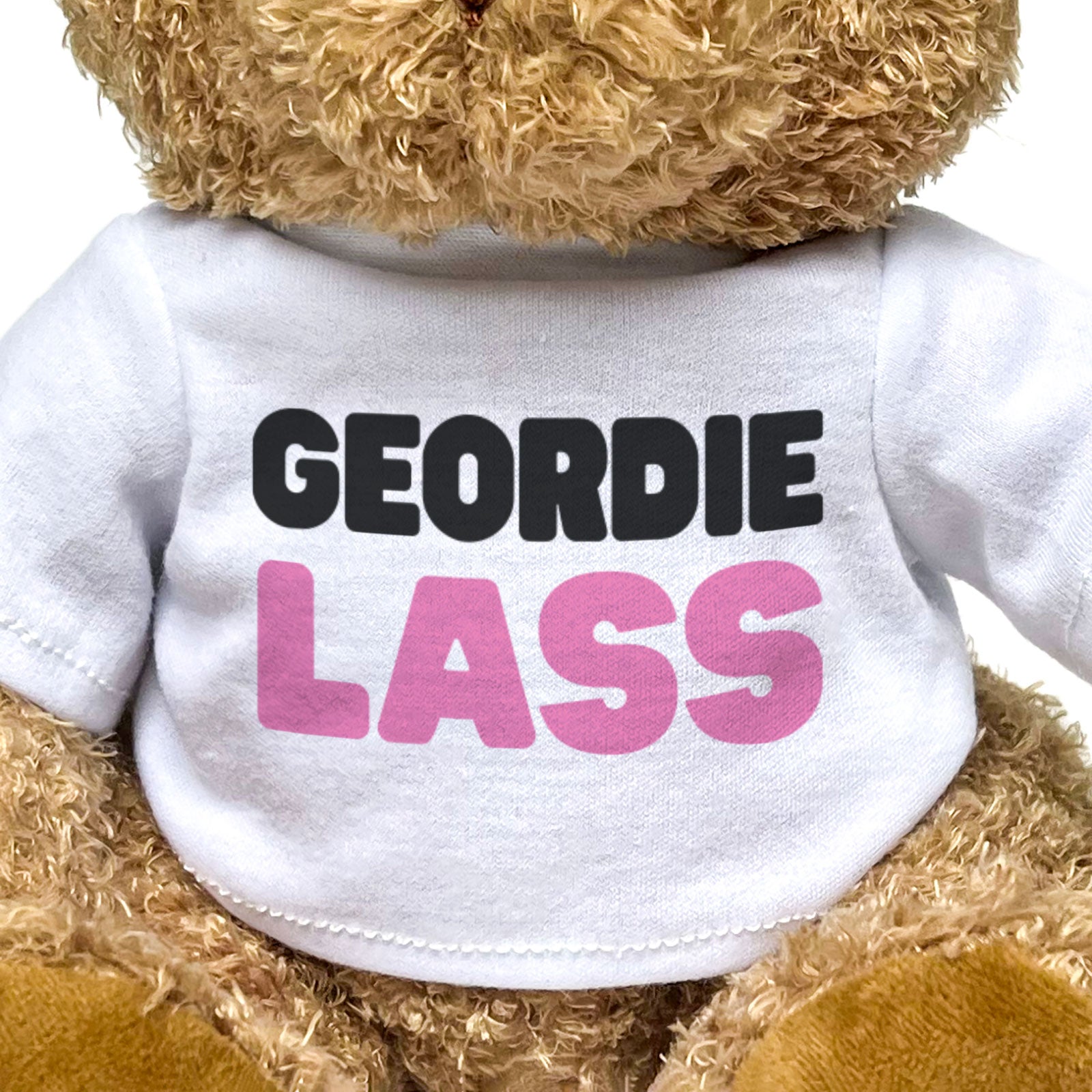 GEORDIE LASS - Teddy Bear - Cute Cuddly Soft - Funny Newcastle Gift Present