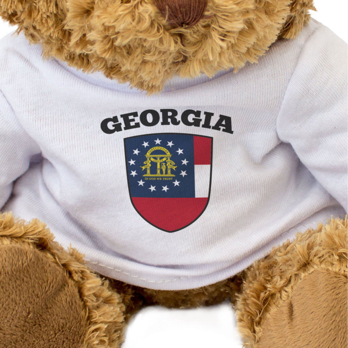 Georgia State Flag - Teddy Bear - Gift Present