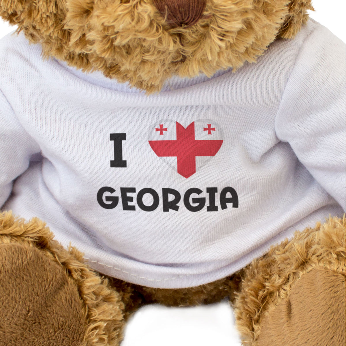 I Love Georgia Flag - Teddy Bear