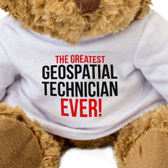 THE GREATEST GEOSPATIAL TECHNICIAN EVER - Teddy Bear - Funny Gift Present - Image 3