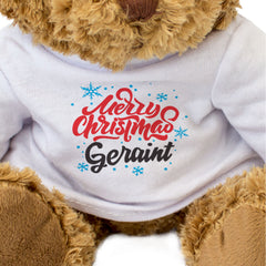 MERRY CHRISTMAS GERAINT - Teddy Bear - Cute Soft - Funny Xmas Gift Present