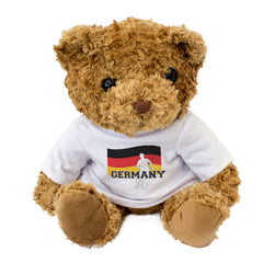 GERMANY FLAG (FOOTBALL) - Teddy Bear - Cute - Deutschland Fan Gift Present