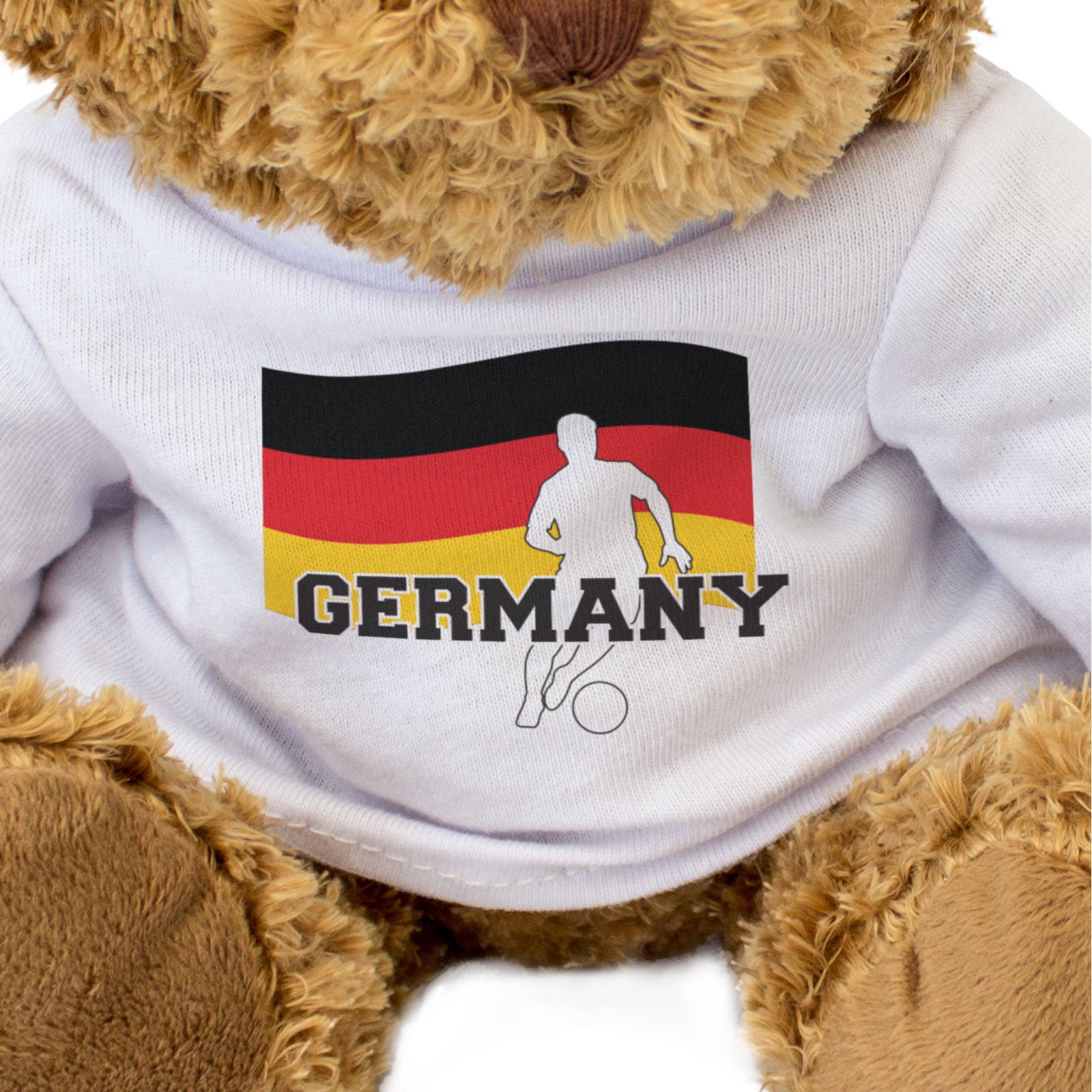 GERMANY FLAG (FOOTBALL) - Teddy Bear - Cute - Deutschland Fan Gift Present