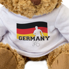 GERMANY FLAG (FOOTBALL) - Teddy Bear - Cute - Deutschland Fan Gift Present