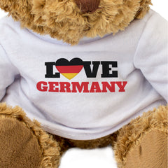 LOVE GERMANY (FLAG HEART) - Teddy Bear - Cute Funny - Souvenir Gift Present