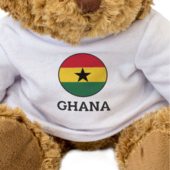 GHANA FLAG ROUNDEL - Teddy Bear - Cute Cuddly Soft - Ghanaian Gift Present