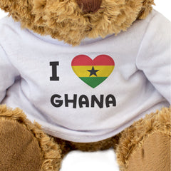 I Love Ghana Flag - Teddy Bear