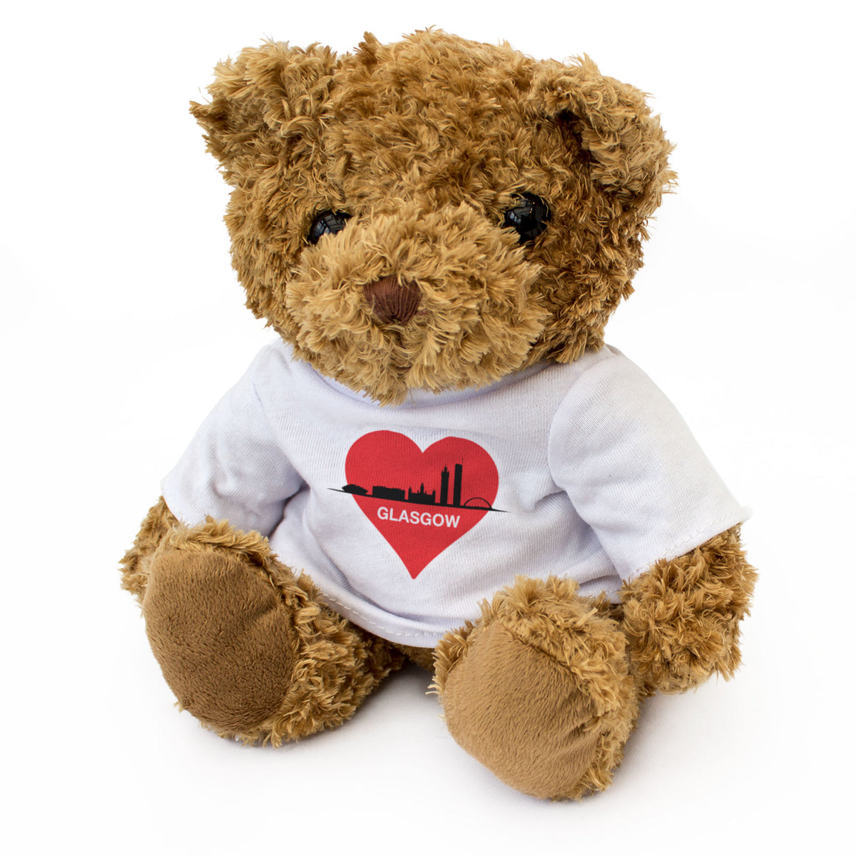 GLASGOW SKYLINE - Teddy Bear - Cute Cuddly Soft - Scottish Souvenir Gift Present