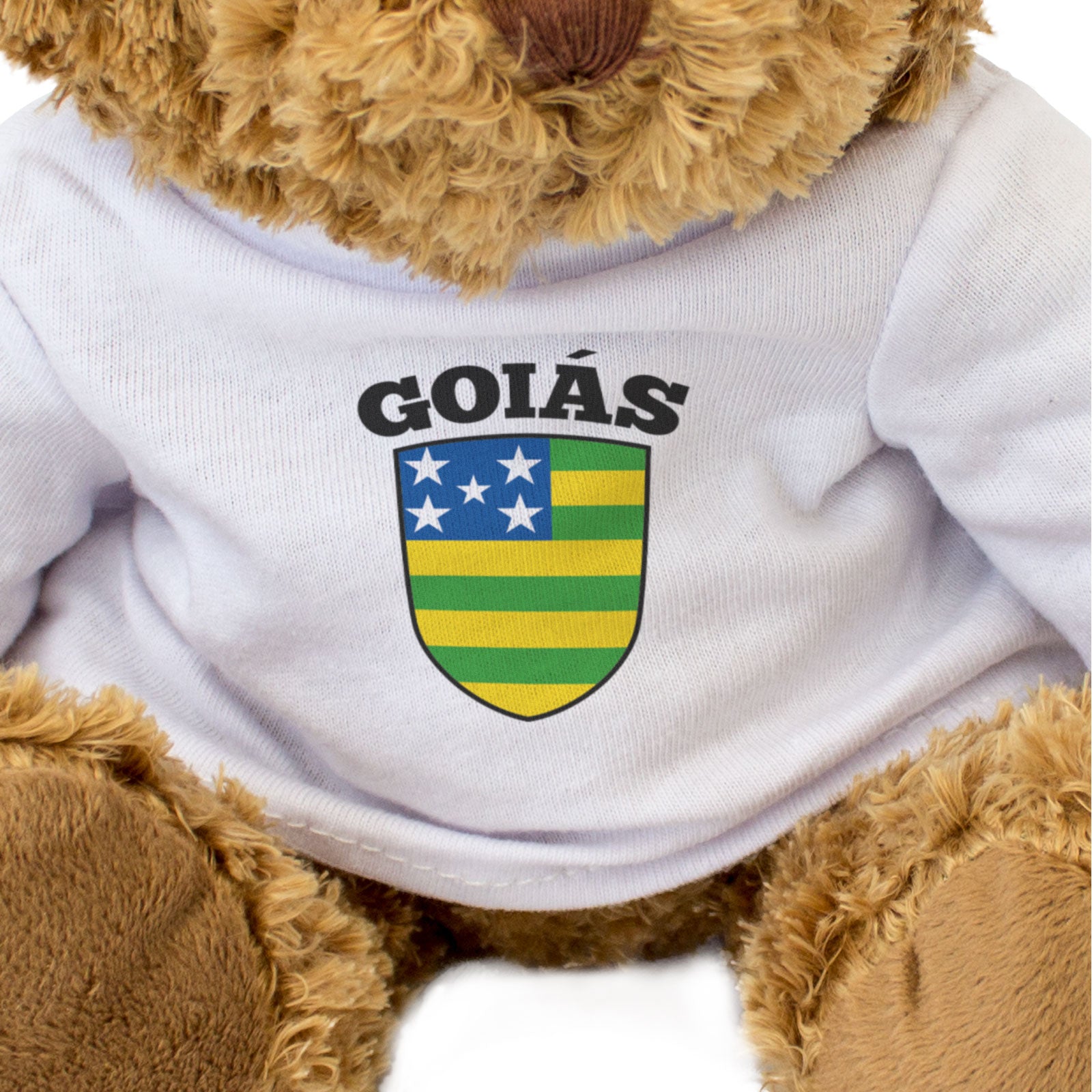 GOIÁS FLAG - Teddy Bear - Cute Cuddly Soft Adorable - Brazil Gift Present