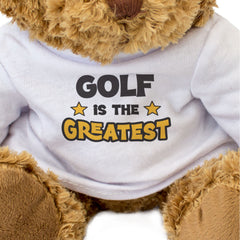 GOLF IS THE GREATEST - Teddy Bear - Cute Cuddly Soft - Gift Present