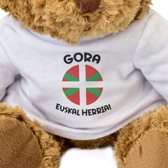 GORA EUSKAL HERRIA! - Teddy Bear - Funny Basque Country Souvenir Gift Present