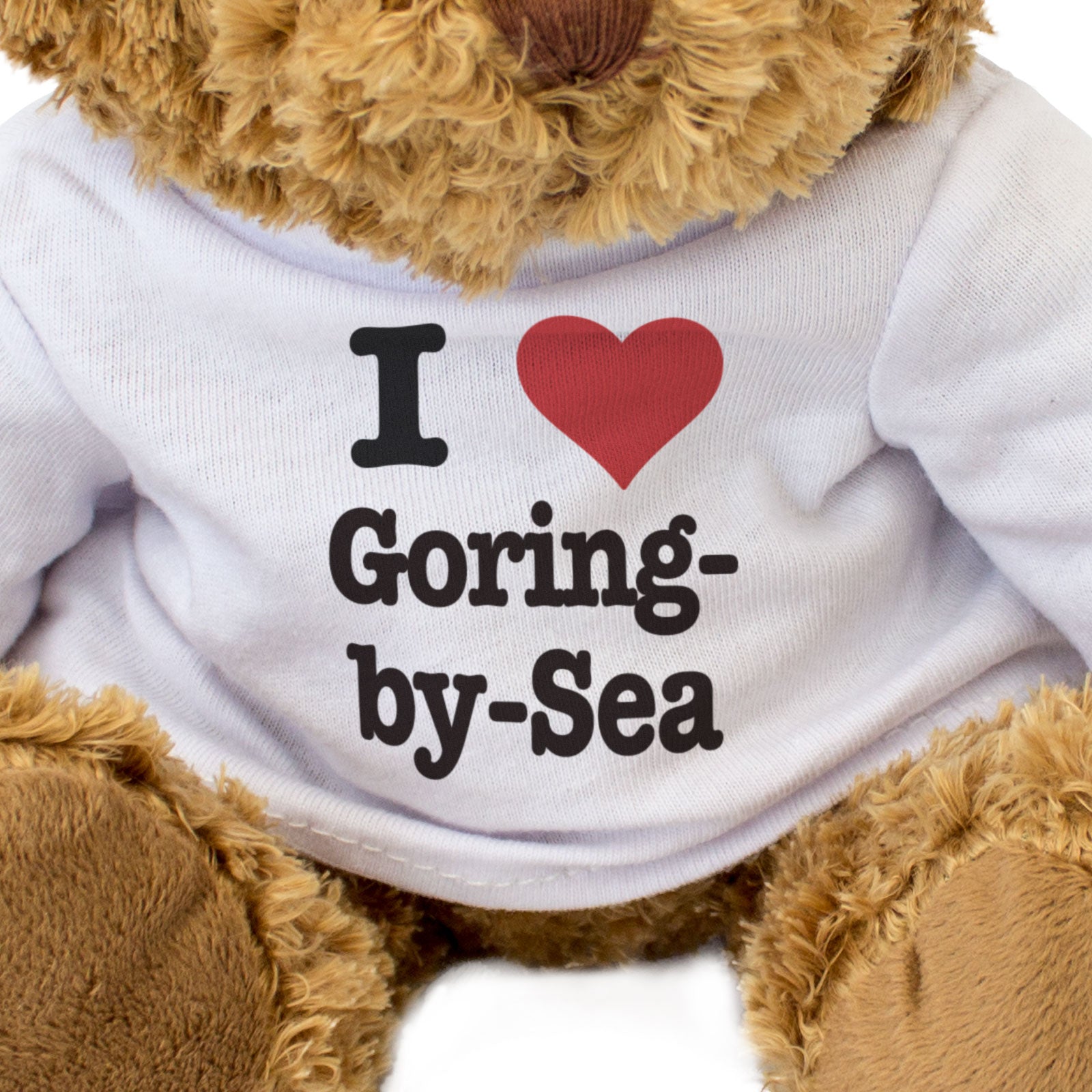 I LOVE GORING-BY-SEA - Teddy Bear - Cute Cuddly - Worthing Sussex Gift Present