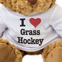 I Love Grass Hockey - Teddy Bear