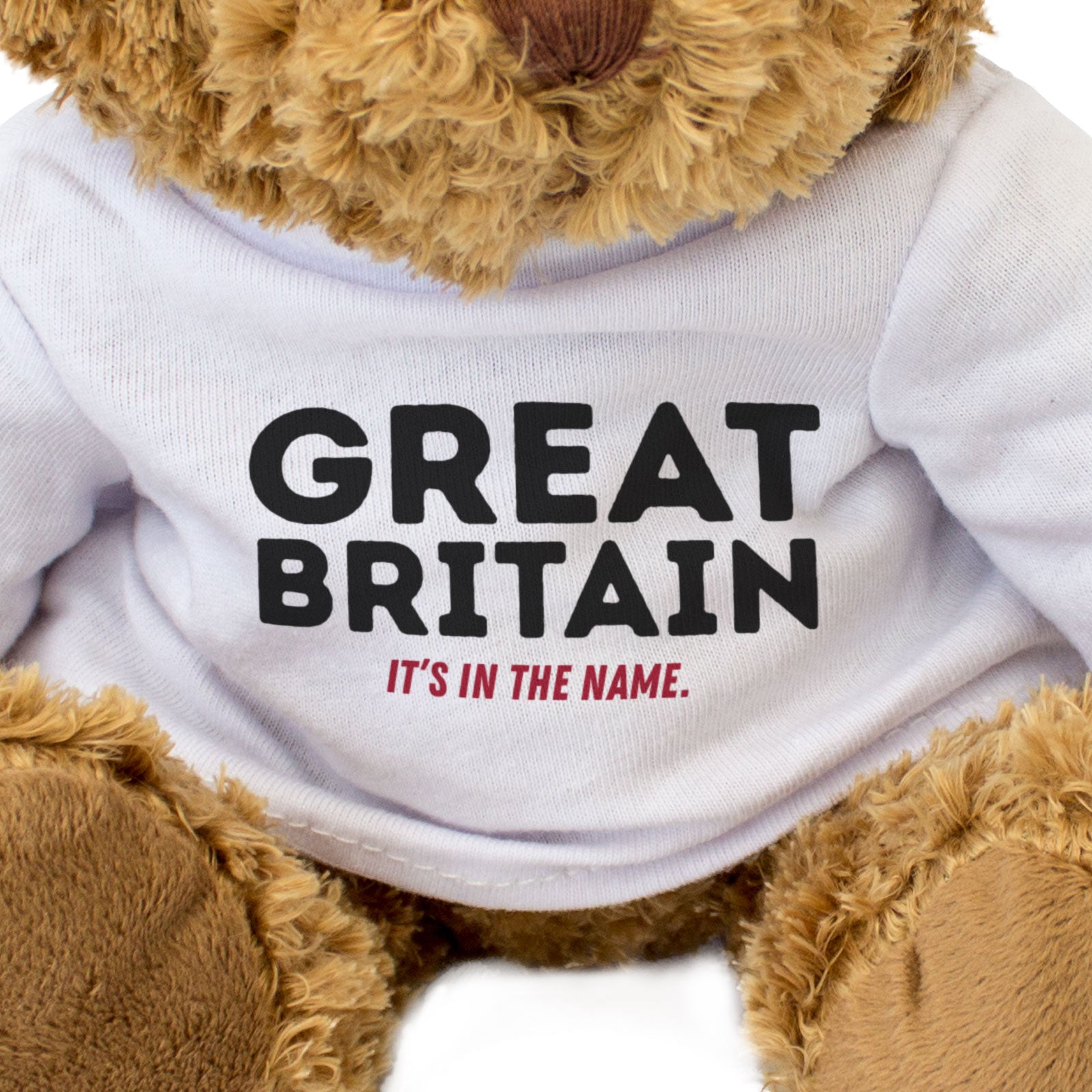 GREAT BRITAIN: IT'S IN THE NAME - Teddy Bear - Cute - Funny British Gift Present