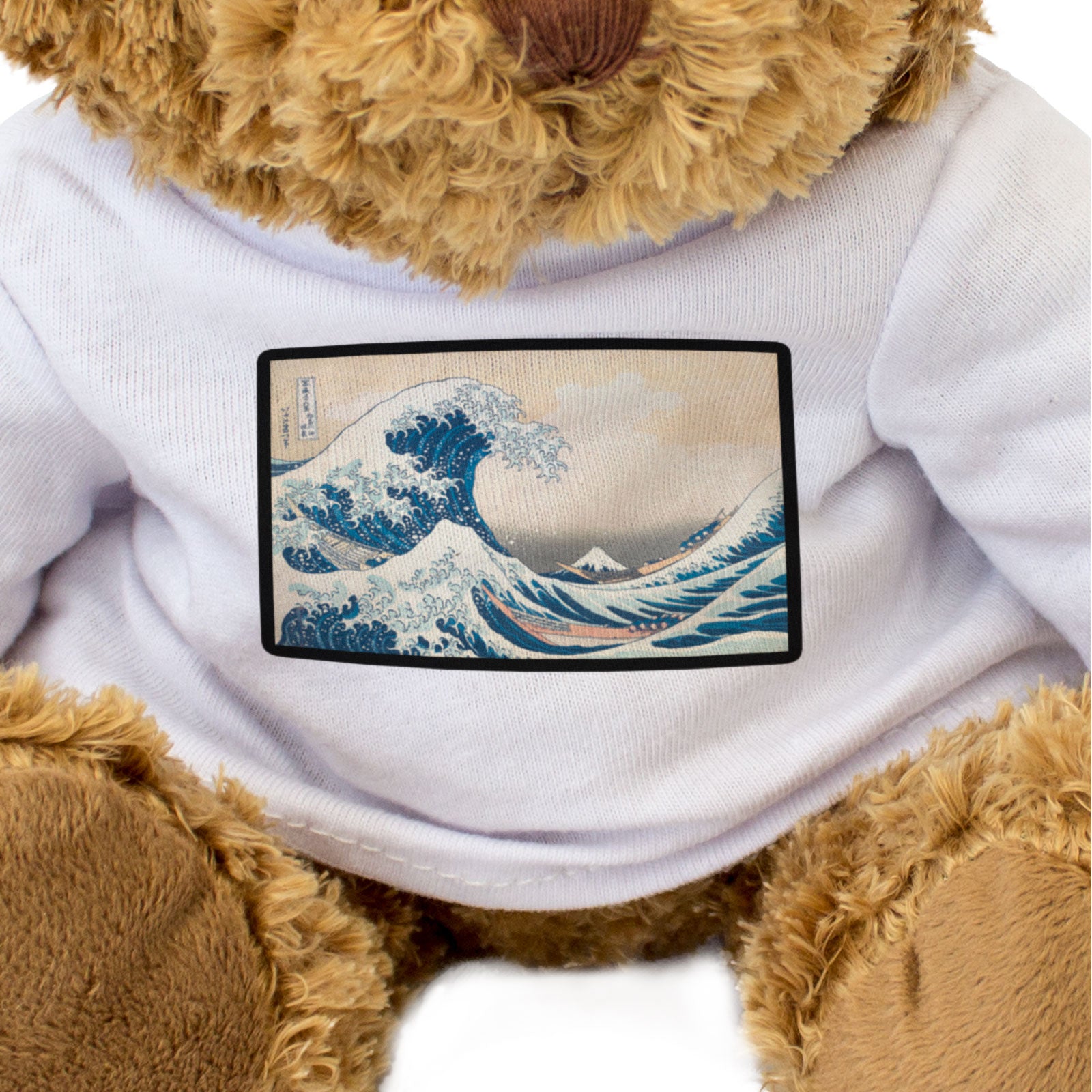 THE GREAT WAVE OFF KANAGAWA - Teddy Bear - Hokusai Japanese Art Gift Present
