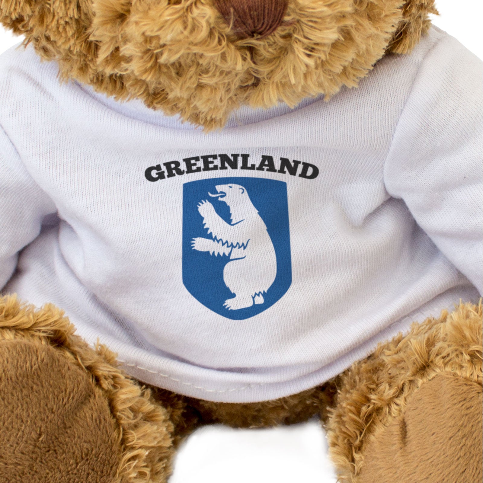 GREENLAND COAT OF ARMS - Teddy Bear - Cute Cuddly Soft Adorable - Gift Present
