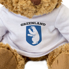 GREENLAND COAT OF ARMS - Teddy Bear - Cute Cuddly Soft Adorable - Gift Present