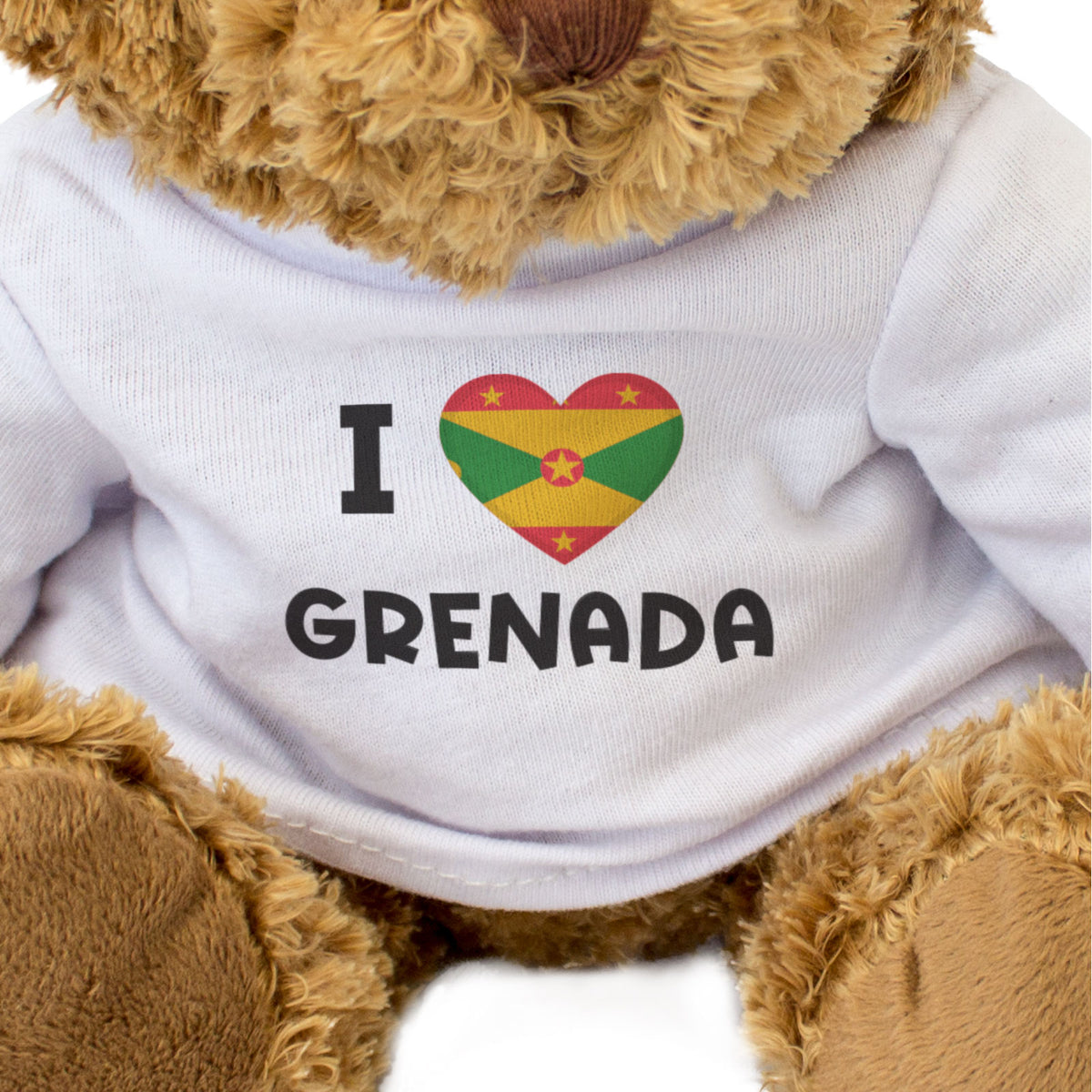 I Love Grenada Flag - Teddy Bear