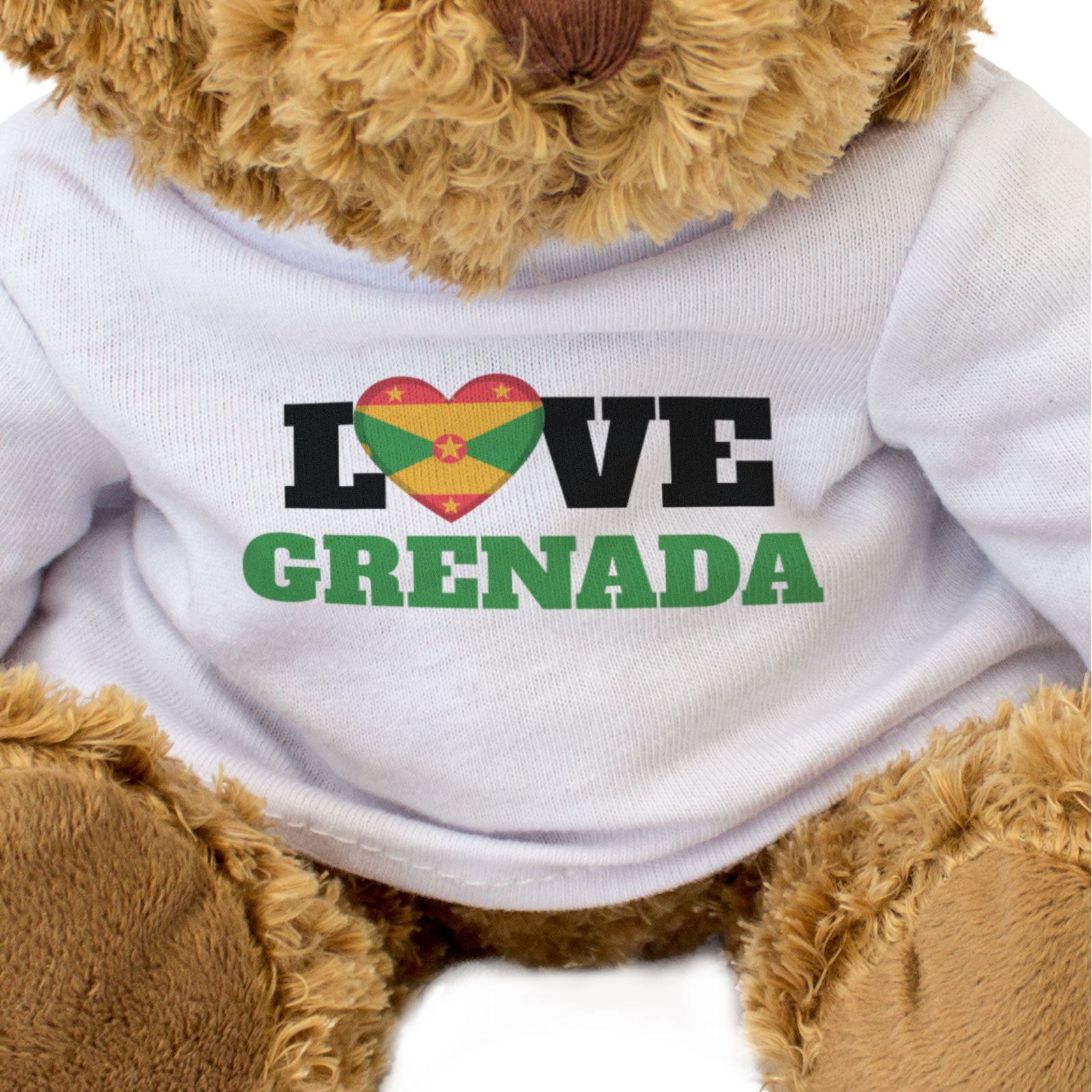 LOVE GRENADA (FLAG HEART) - Teddy Bear - Cute - Funny Souvenir Gift Present