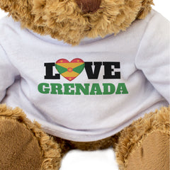 LOVE GRENADA (FLAG HEART) - Teddy Bear - Cute - Funny Souvenir Gift Present