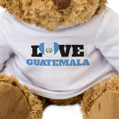 LOVE GUATEMALA (FLAG HEART) - Teddy Bear - Cute Funny - Souvenir Gift Present