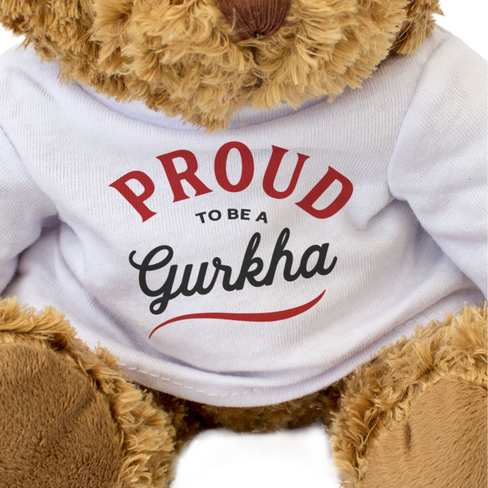 PROUD TO BE A GURKHA - Teddy Bear - Cute Cuddly Soft Adorable - Gift Present