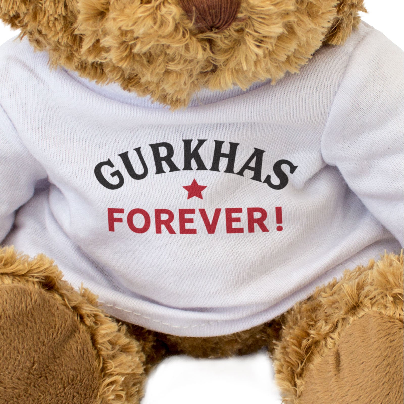 GURKHAS FOREVER! - Teddy Bear - Cute Cuddly Soft Adorable - Gift Present